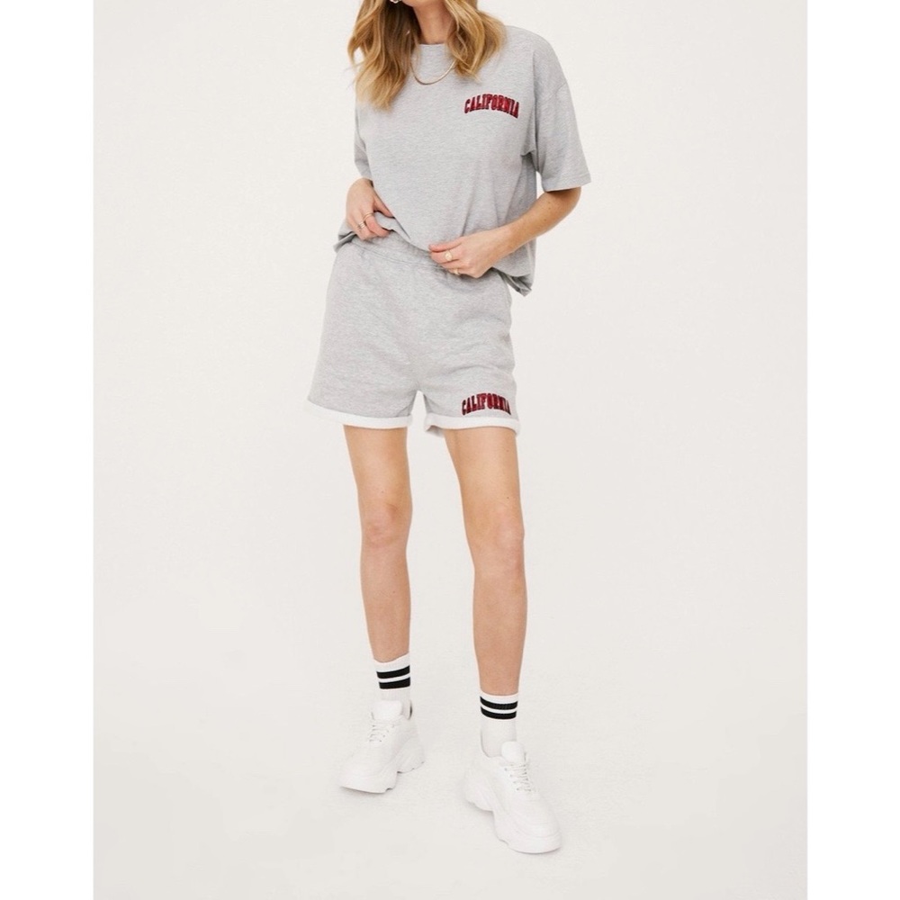 California Embroidered Sweat Shorts